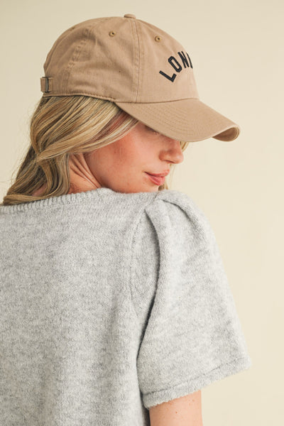 Puff Sleeve Button Knit Top
