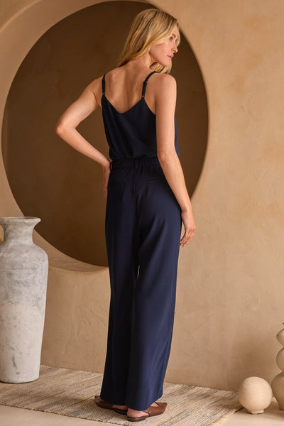 Pleat Wide Leg Trousers