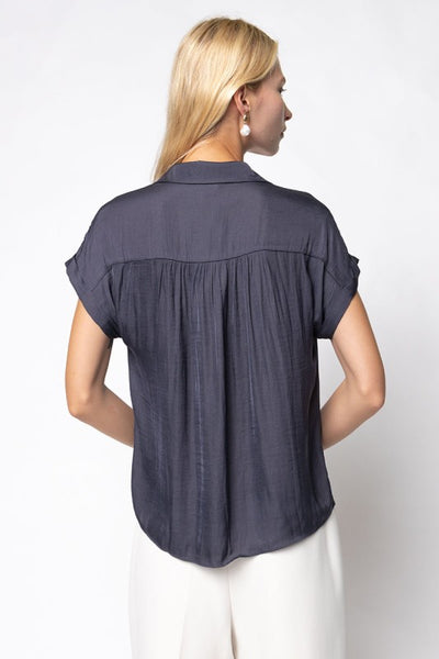 Collared Button Up Top - More Colors
