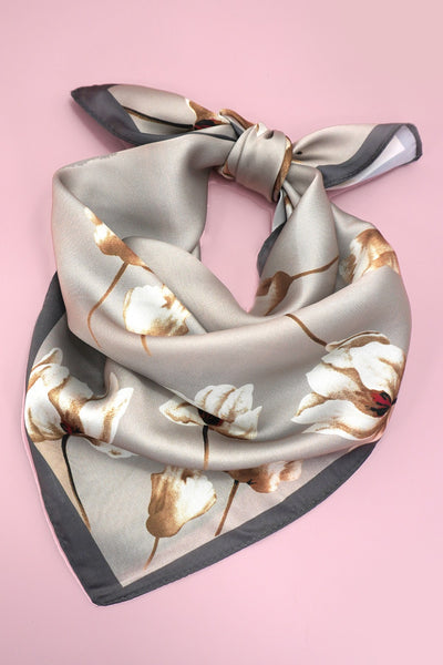 Tonal Flower Scarf