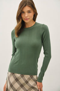 Ribbed Stripe Sweater