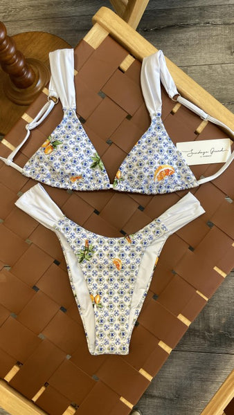 Capri Lemon Bikini Top - FINAL SALE