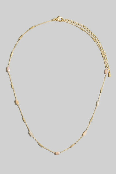 Gem & Bar Station Necklace