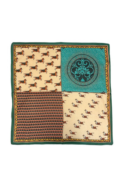 Equestrian Block Scarf