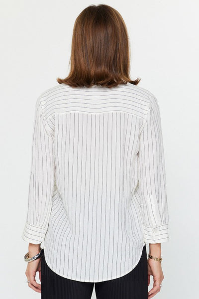 Pinstripe Button Up Top