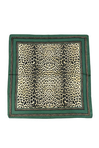 Leopard Border Scarf