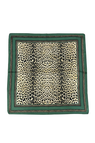 Leopard Border Scarf