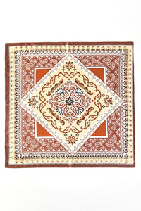 Paisley Arabesque Square Scarf