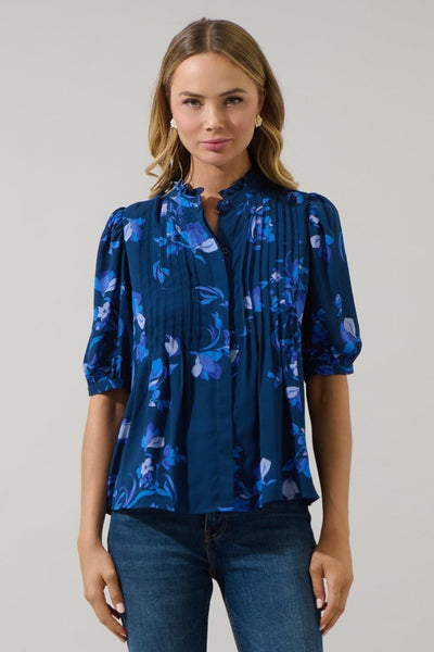 Elise Tonal Floral Top