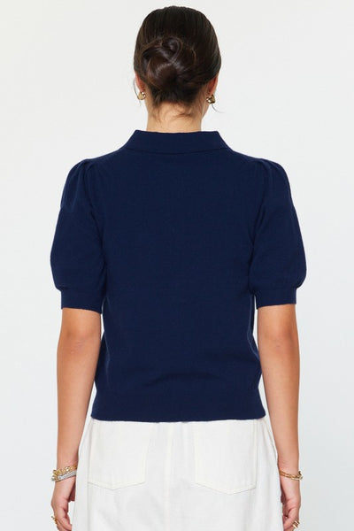 Knit Polo Top