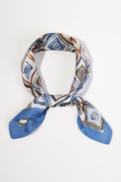 Block Square Print Square Scarf