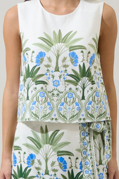 Selena Palms Sleeveless Top