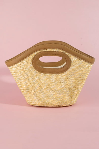 Straw Handle Bag