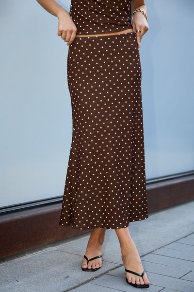 Dainty Dot Midi Skirt