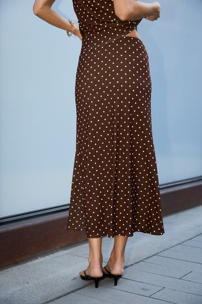Dainty Dot Midi Skirt