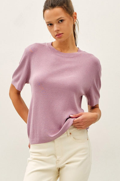 Cashmere Blend Knit Top
