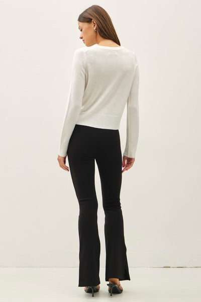 Classic Tortoise Button Cardigan