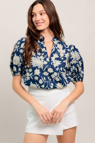 Marina Floral Top
