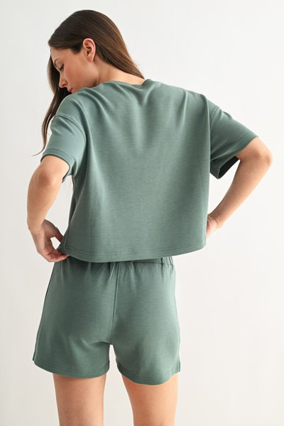 Cloud Knit Shorts Set