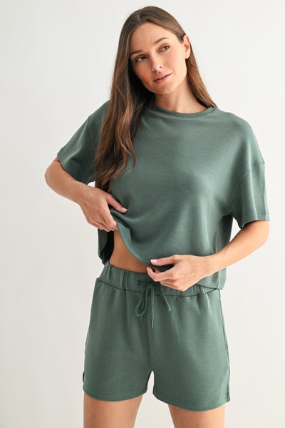 Cloud Knit Shorts Set