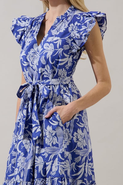 Vera Floral Midi Dress