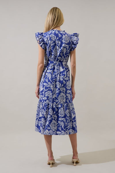 Vera Floral Midi Dress