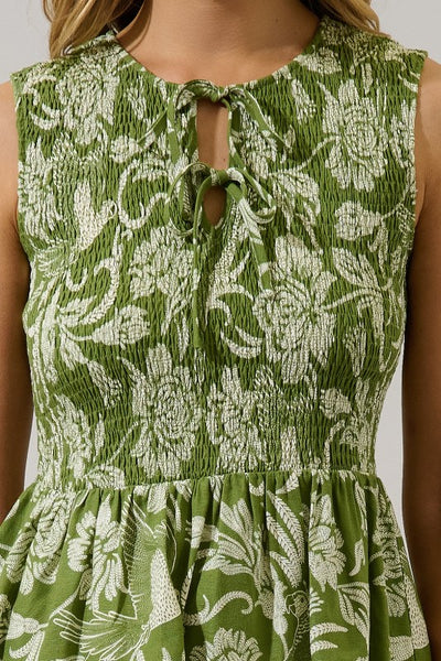 Korrie Smocked Peplum Top