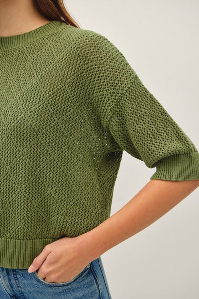 Diamond Stitch Crochet Top