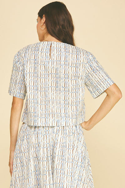 Geo Stripe Top