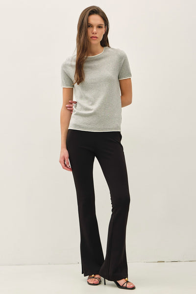 Layered Look Knit Top