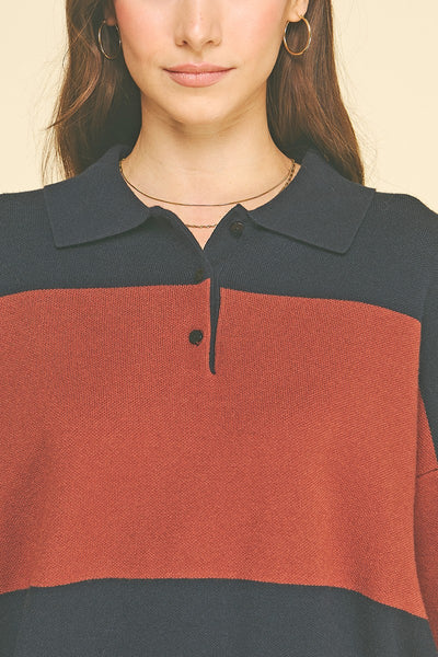 Collared Rugby Sweater