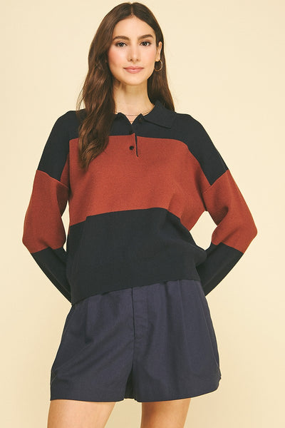 Collared Rugby Sweater