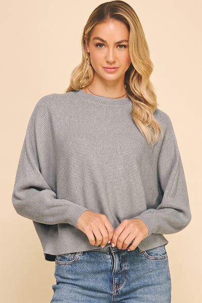 Ribbed Relaxed Sweater - More Colors