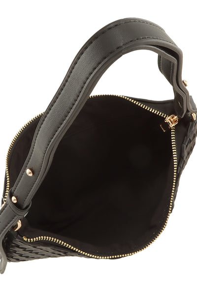 Basketweave Shoulder Bag