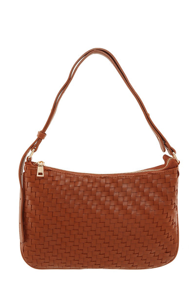 Basketweave Shoulder Bag