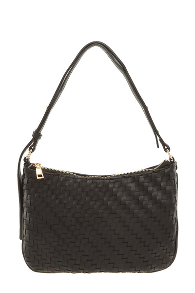 Basketweave Shoulder Bag