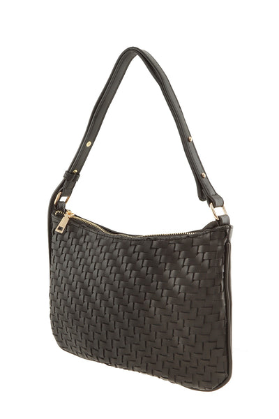 Basketweave Shoulder Bag