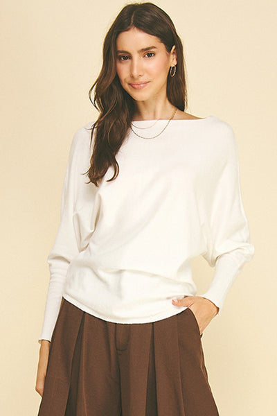 Boatneck Dolman Sweater