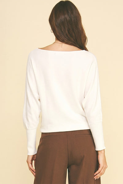 Boatneck Dolman Sweater