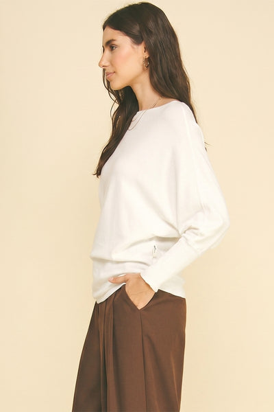 Boatneck Dolman Sweater