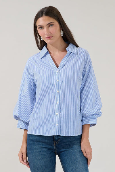 Chalet Striped Button Up Shirt