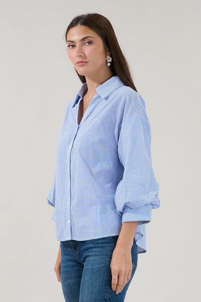 Chalet Striped Button Up Shirt
