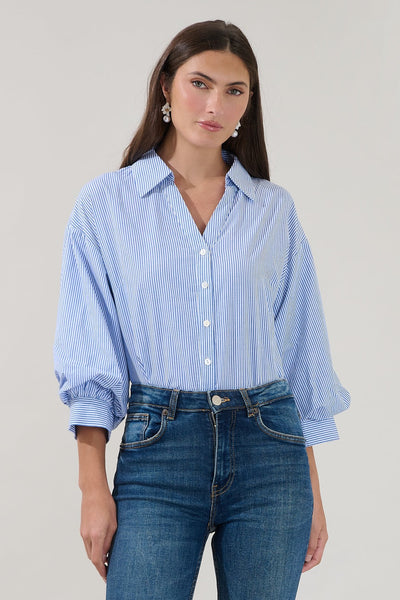 Chalet Striped Button Up Shirt