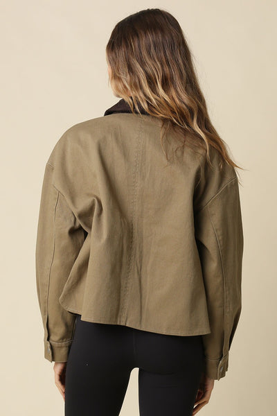Corduroy Collar Barn Jacket