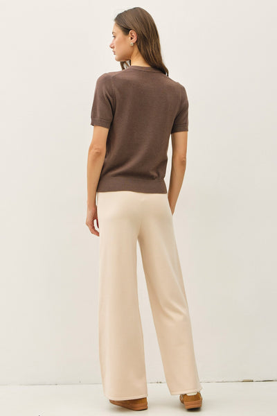 Classic Short Sleeve Knit Top