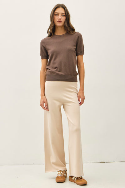Classic Short Sleeve Knit Top