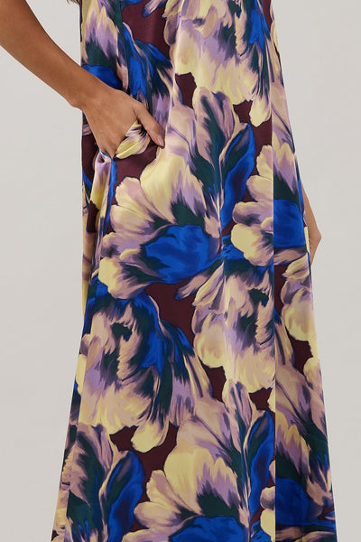 Magnolia Floral One Shoulder Dress