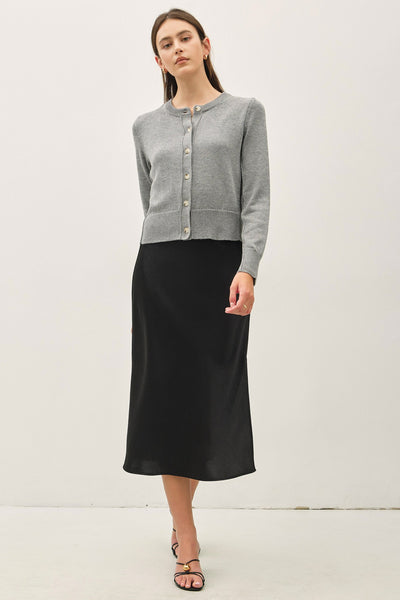 Classic Tortoise Button Cardigan