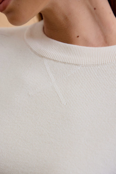 Fine Ribbed Girlfriend Sweater