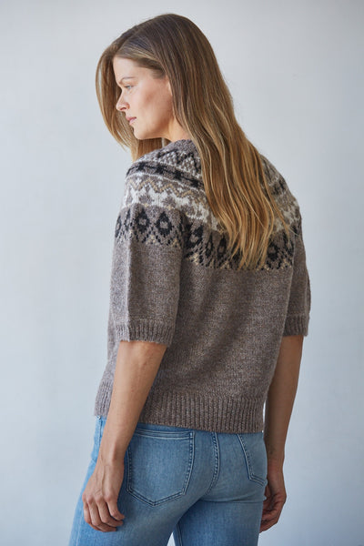 Fair Isle Knit Top